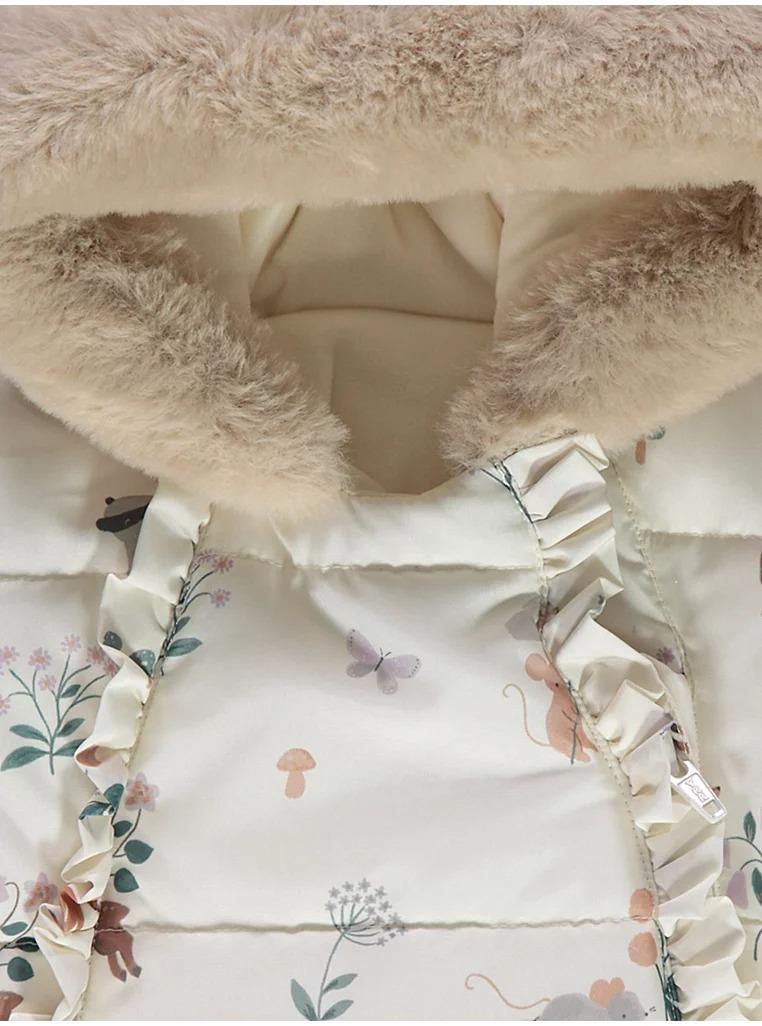 Комбинезон зимний George для девочки 62-68 см Светло-бежевый (197762197) - фото 3 Комбинезон зимний George для девочки 62-68 см Светло-бежевый (197762197) - фото 3