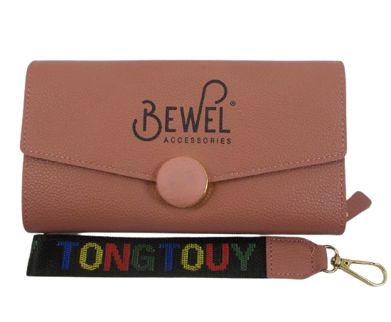 Кошелек женский Bewel 1-01 Пудровый (1418804864)