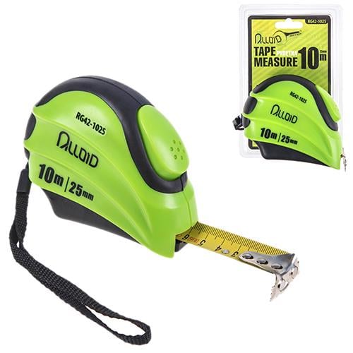 Alloid. Рулетка с автостопом полотна 10 м/25 мм (RG42-1025) (RG42-1025)
