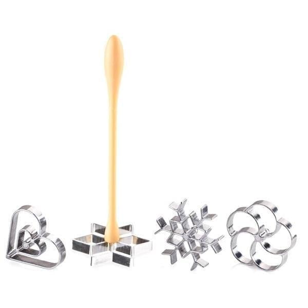 Набір формочок для вафельного печива Tescoma Delicia 4 шт. - фото 2