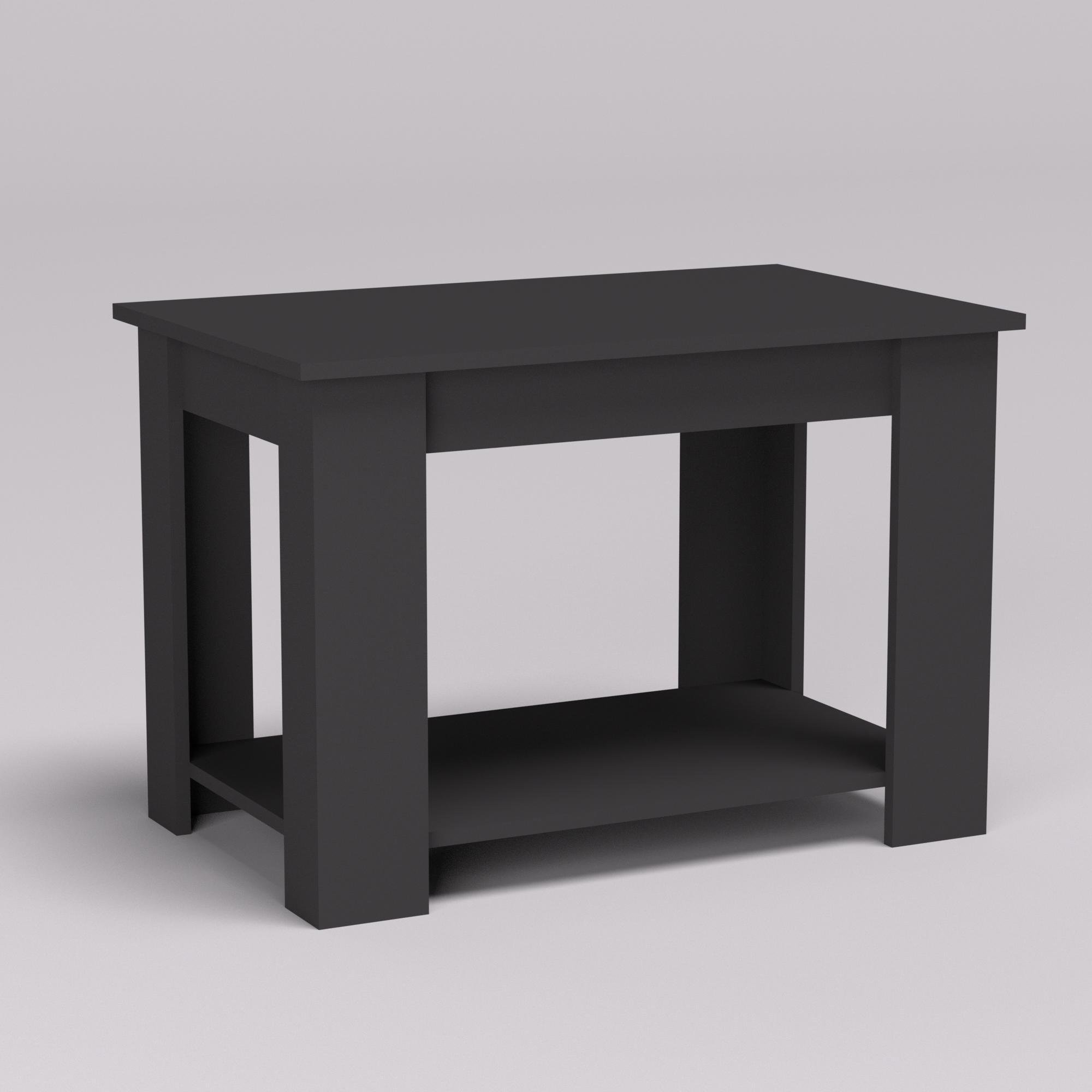 Стіл журнальний Квант-2 800х500х550 мм Антрацит (22381)