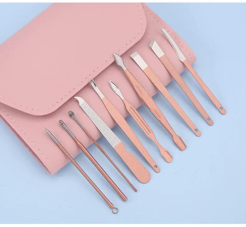 Набір інструментів для манікюру та педикюру 16 шт. Кораловий - фото 3 Набір інструментів для манікюру та педикюру 16 шт. Кораловий - фото 3