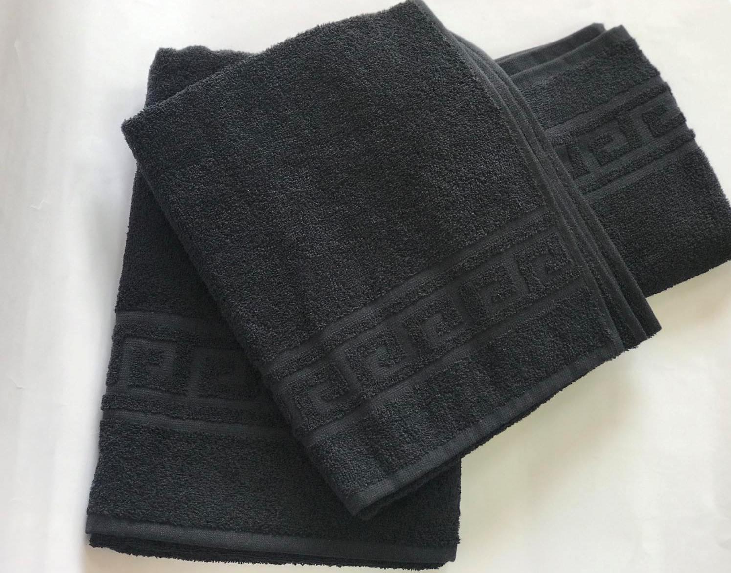 Рушник махровий 40х70 см 400 г/м2 Чорний (1303077) - фото 2 Рушник махровий 40х70 см 400 г/м2 Чорний (1303077) - фото 2