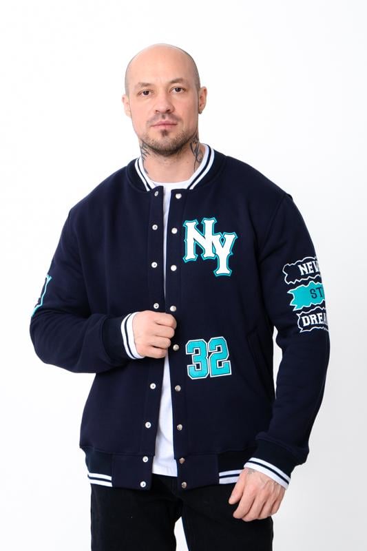 Бомбер чоловічий Носи Своє р. 52 Темно-синій (8415-025-33) Бомбер чоловічий Носи Своє р. 52 Темно-синій (8415-025-33)