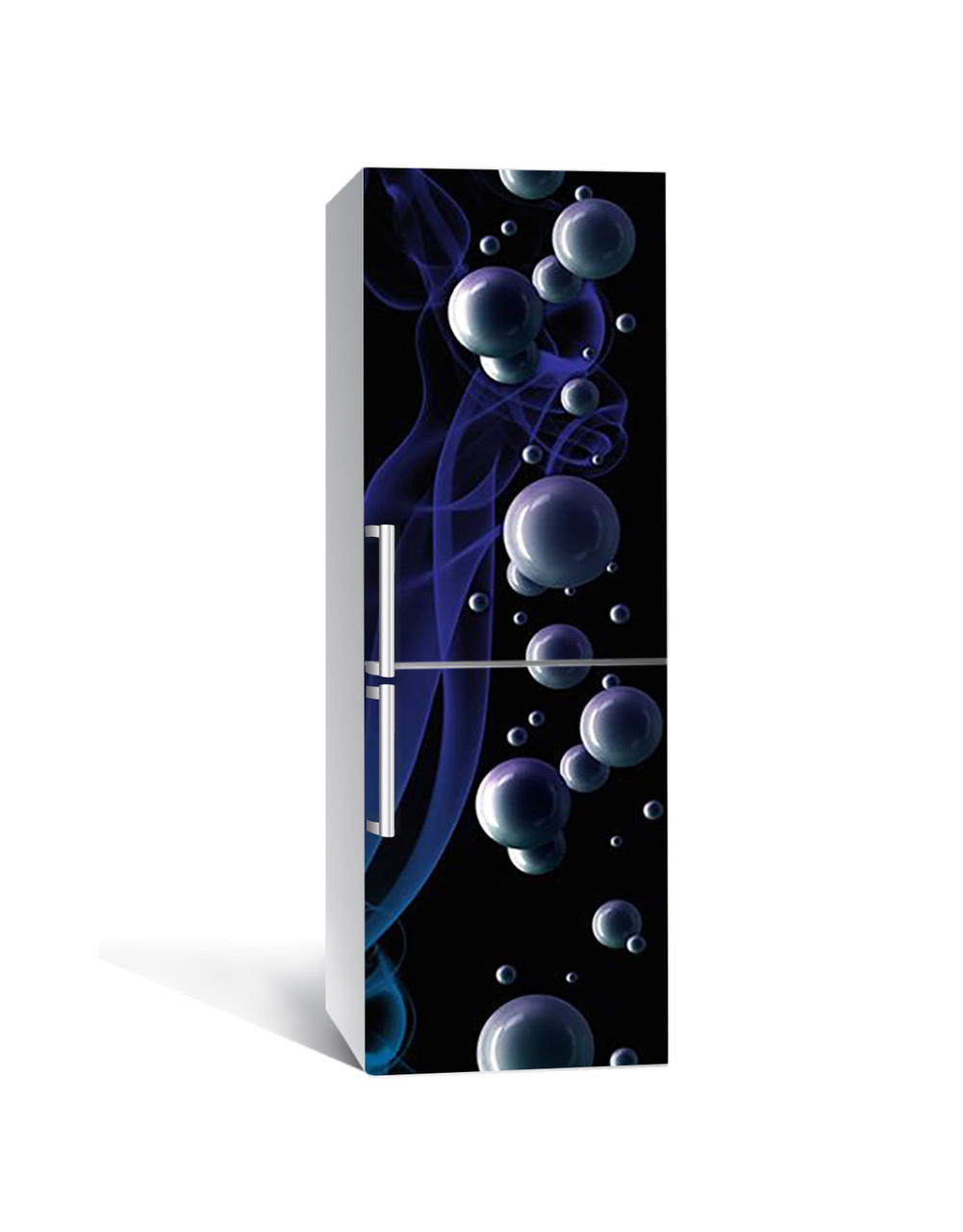 Наклейка 3D на холодильник Zatarga Пузырьки дыма 650х2000 мм (1323448083)