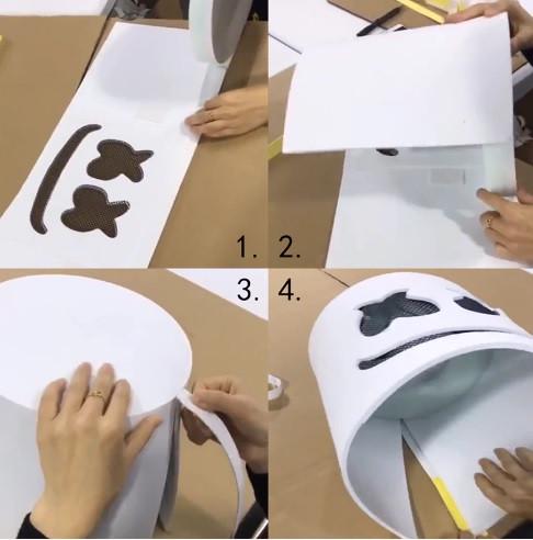 Маска Resteq DJ Marshmello светодиодная (VA-987235585) - фото 4 Маска Resteq DJ Marshmello светодиодная (VA-987235585) - фото 4