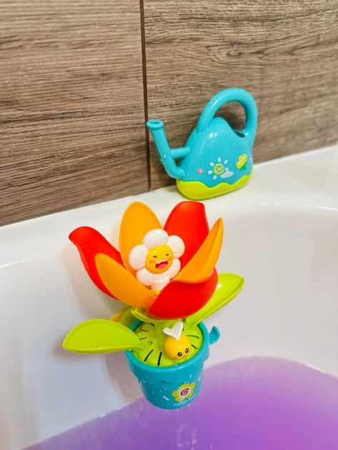 Игра для ванны Цветочек с воронкой (29541510) - фото 3 Игра для ванны Цветочек с воронкой (29541510) - фото 3