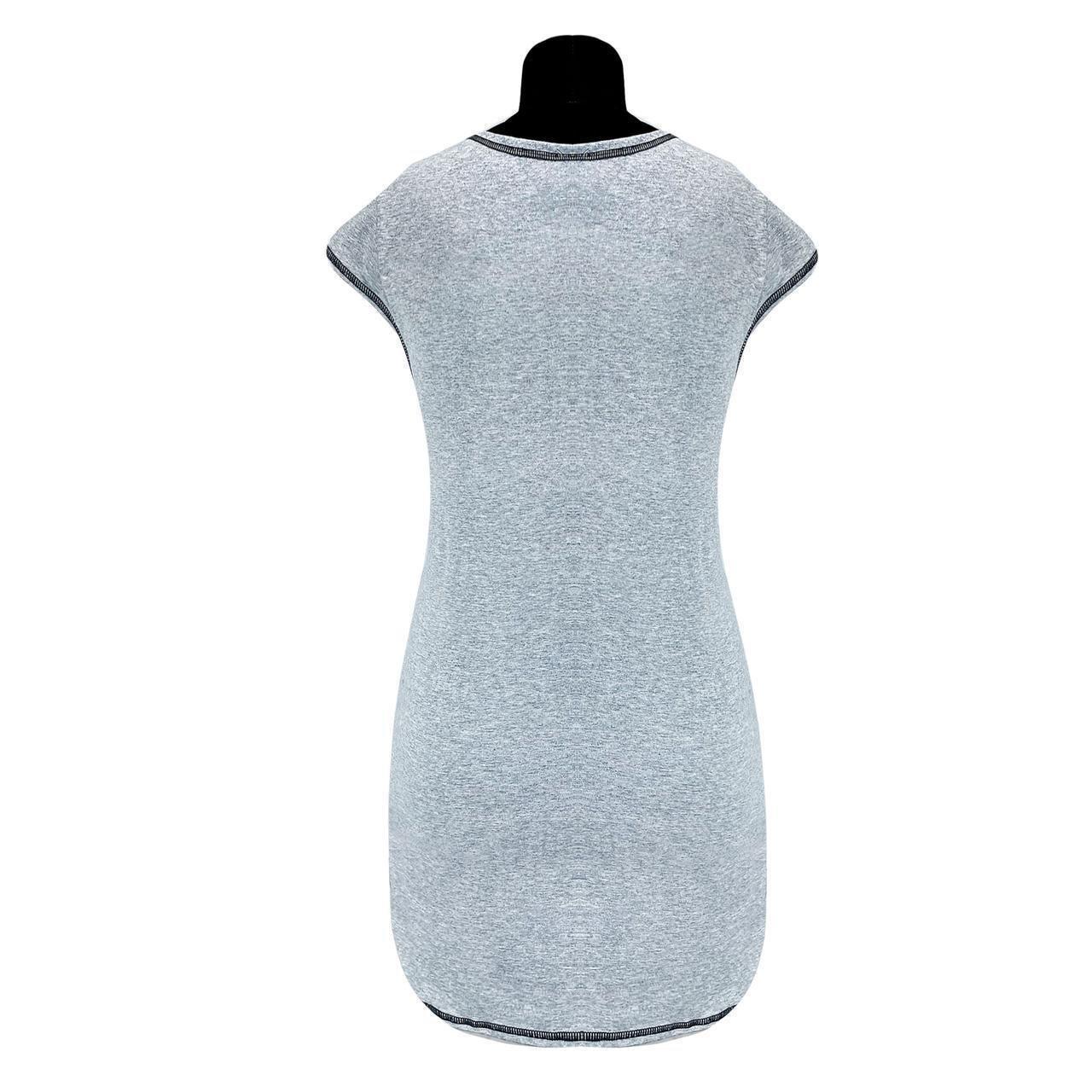 Туніка жіноча літня 0289 р. 48/50 Сірий (1773563204) - фото 3 Туніка жіноча літня 0289 р. 48/50 Сірий (1773563204) - фото 3