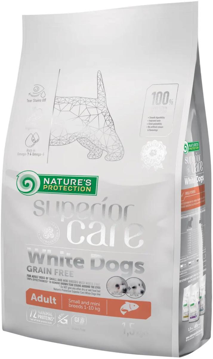 ᐉ Корм сухой Nature's Protection Superior Care White dogs Grain Free ...