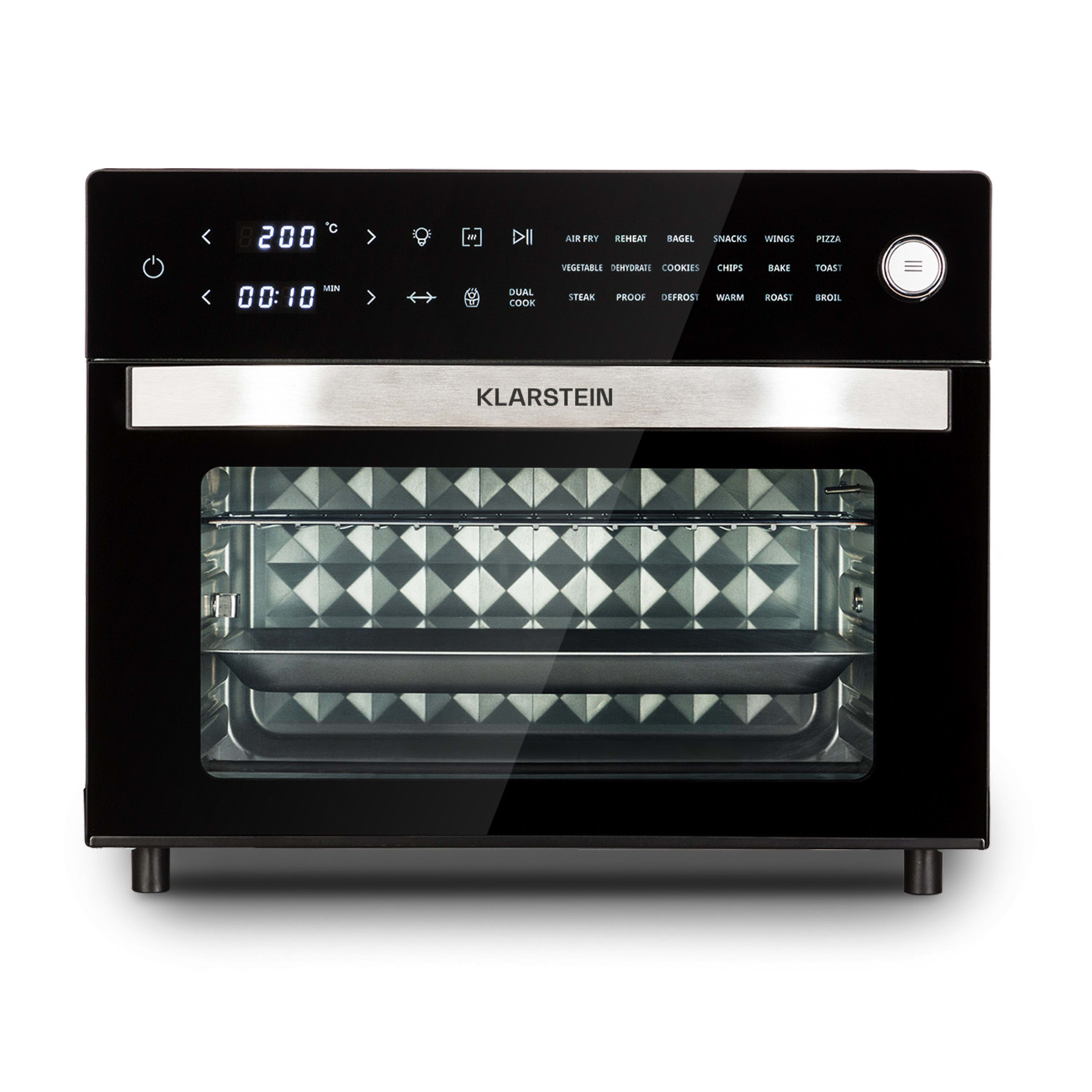Аэрогриль-фритюрница KLARSTEIN Vigor Air 1800 Вт 30-230°C (10039940)