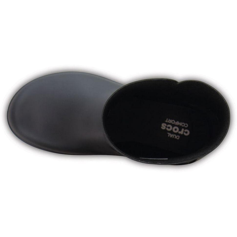 Чоботи жіночі гумові Crocs Rainfloe Boots р. 35 Чорний (9673) - фото 2 Чоботи жіночі гумові Crocs Rainfloe Boots р. 35 Чорний (9673) - фото 2