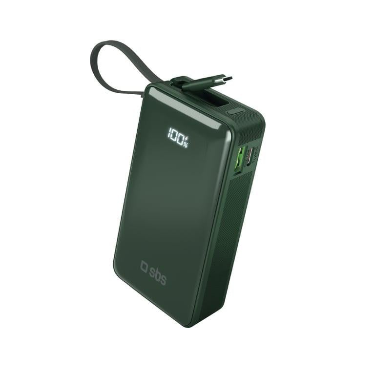 Повербанк SBS LCD 22,5W 10000 mAh Green (TTBB10000LCDTCPD20G) Повербанк SBS LCD 22,5W 10000 mAh Green (TTBB10000LCDTCPD20G)