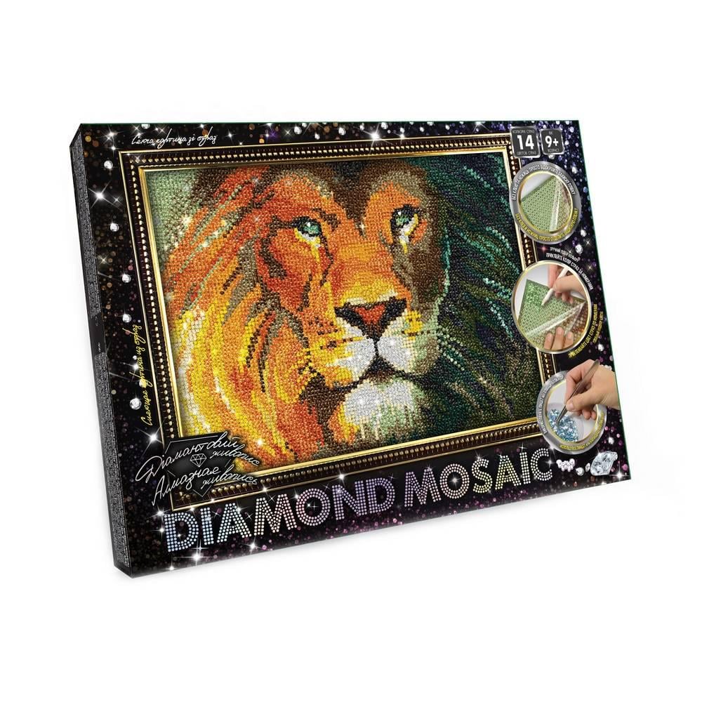 Алмазная мозаика Danko Toys Diamond Mosaic Лев (DM-03-01-9)