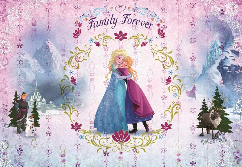 Фотообои на бумажной основе Komar 8-479 Фотообои Frozen Family Forever 254х368 см (2000000466156)