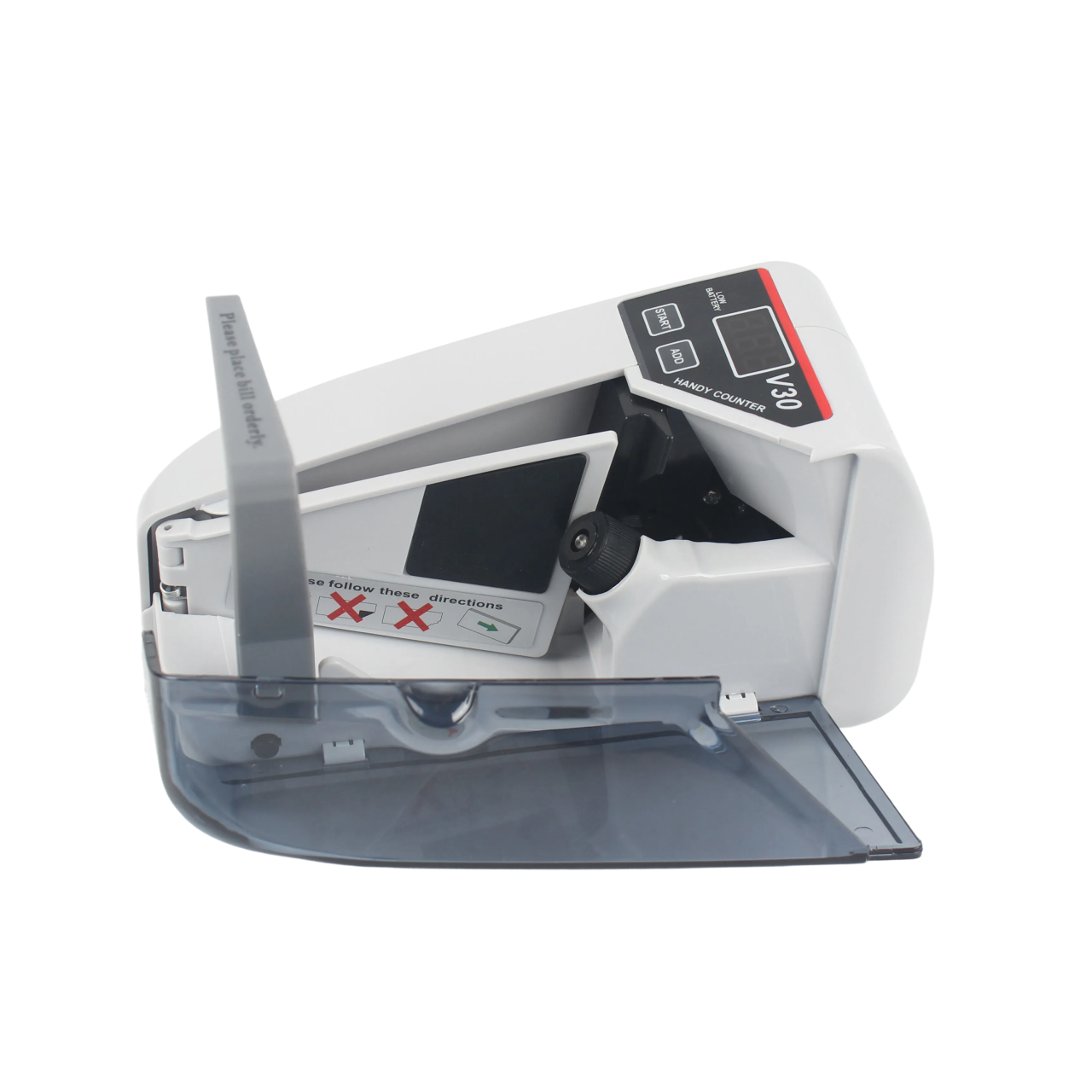 Счетчик банкнот ручной с функцией отсчета Серый (1770709838024) Счетчик банкнот ручной с функцией отсчета Серый (1770709838024)