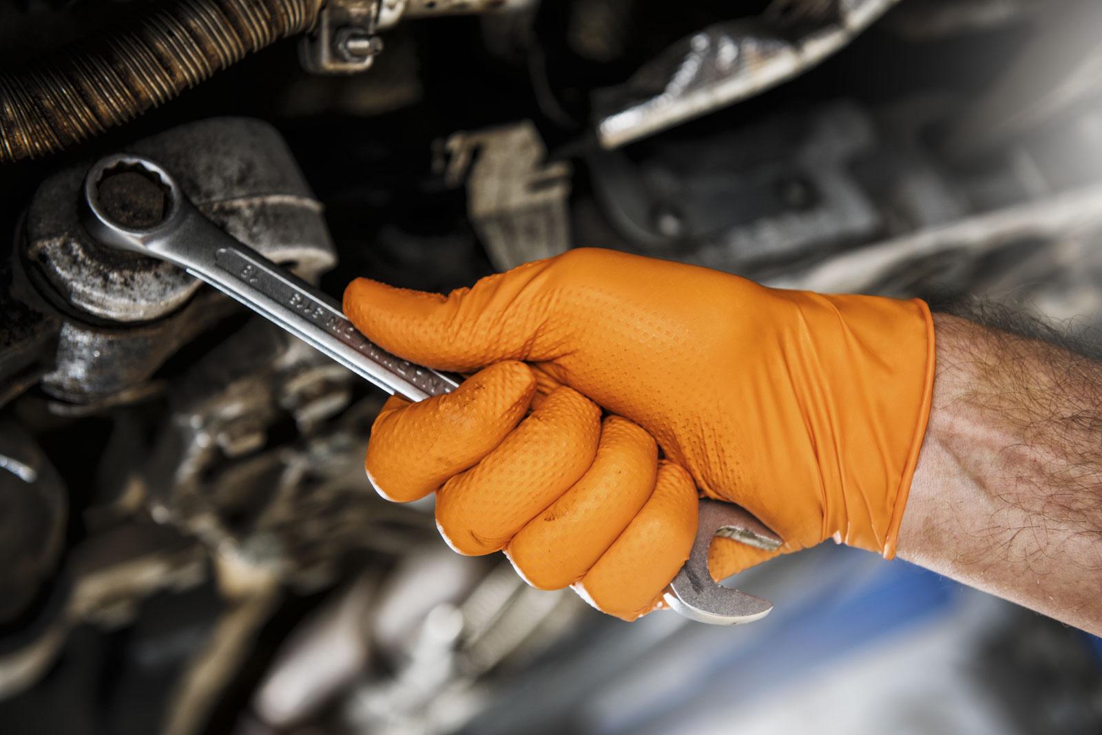 Перчатки нитриловые Mercator Gogrip Orange нестерильные неприпудренные XL 25 пар Оранжевый - фото 2 Перчатки нитриловые Mercator Gogrip Orange нестерильные неприпудренные XL 25 пар Оранжевый - фото 2