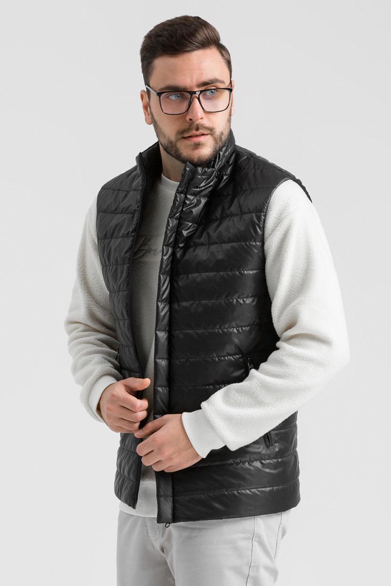 Жилет чоловічий осінній Gilet XXL Чорний (B-047) - фото 3