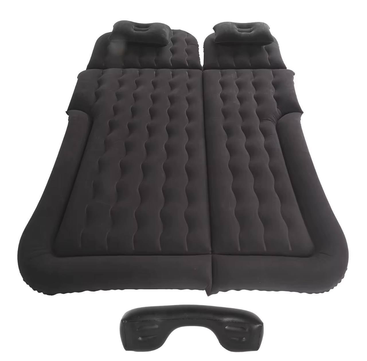 Надувной матрас в авто Car Travel Bed с насосом и тумбой 174х126 см Black (j1h-yow-3f3) - фото 4
