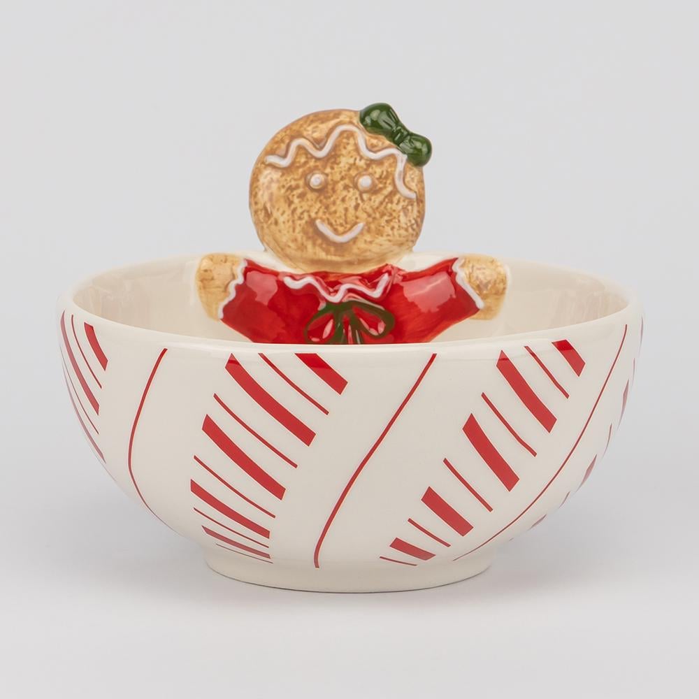 Пиала Elisey Рождественское печенье 17,5x12 см. Хаки (UD-243-N-31)