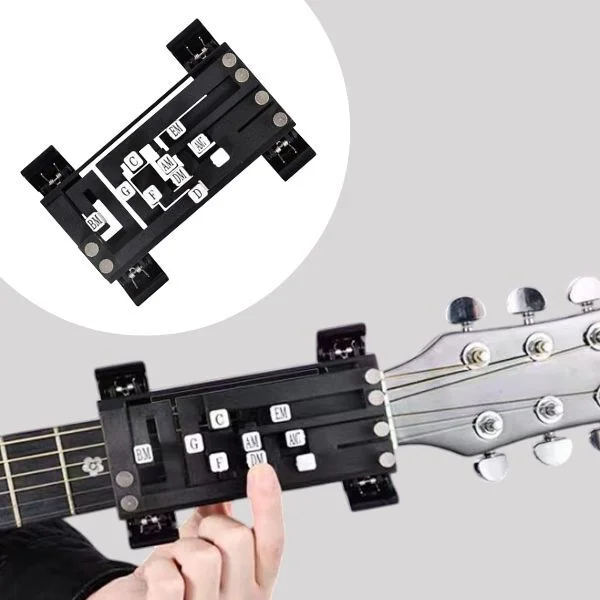 Вивчення акордів на гітарі тренажер допомагає фіксувати пальці в потрібній позиції (C01398) - фото 2