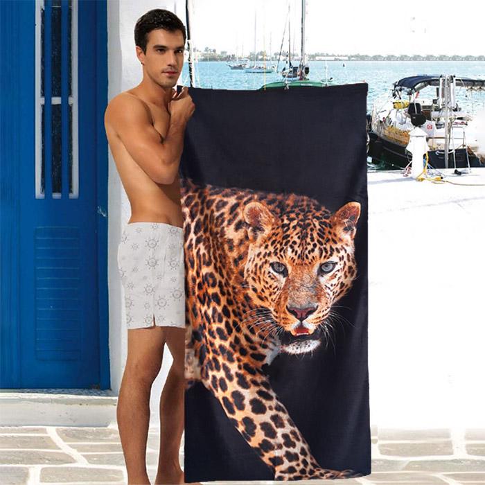 Пляжные полотенца Shamrock Черный (5861)