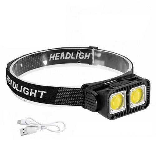 Ліхтар налобний X-Balog K372 акумуляторний L-31-2COB white/red USB-Type-C (2769099124)