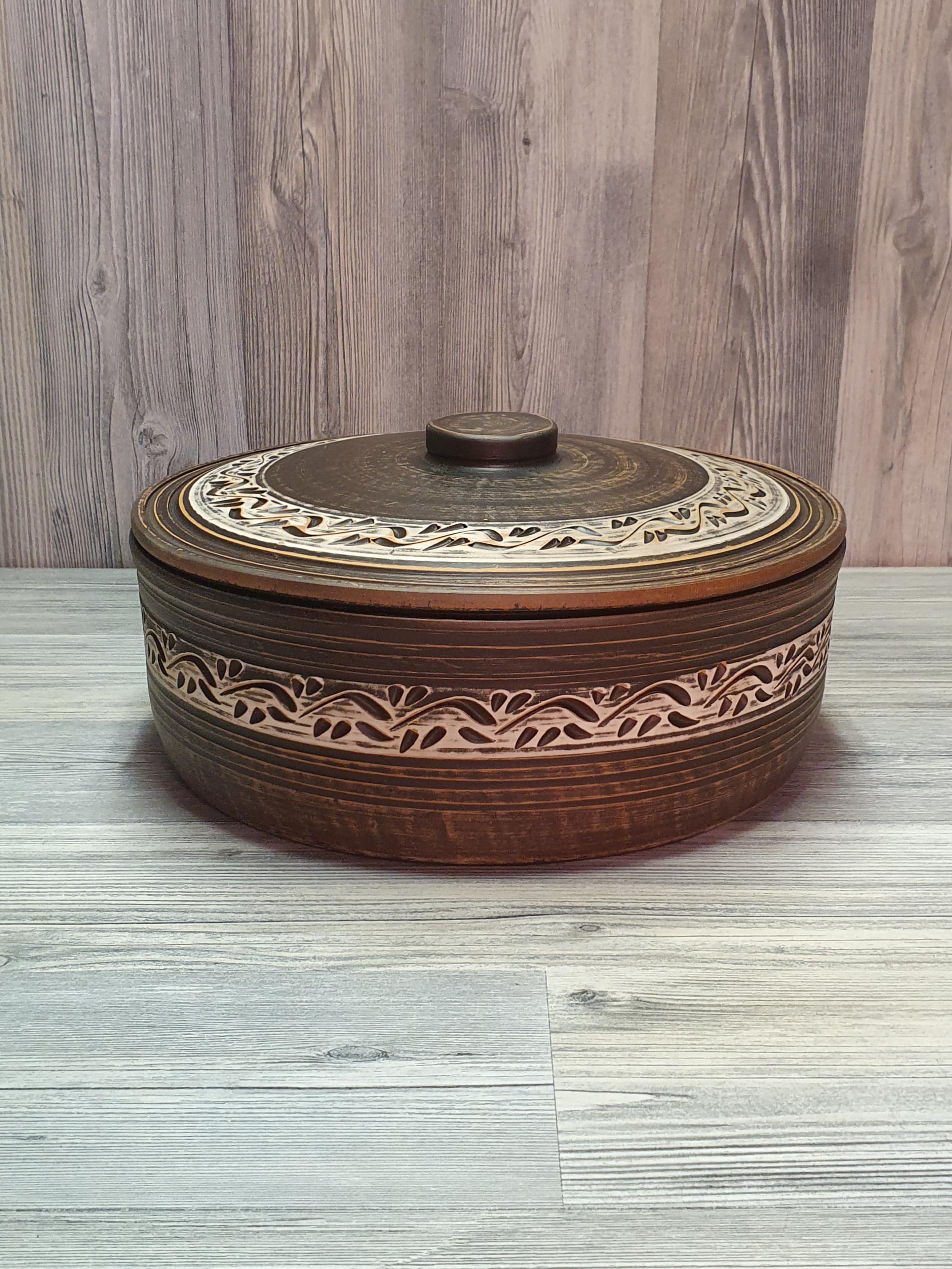 Супник из красной глины 2,5 л (5327) Супник из красной глины 2,5 л (5327)
