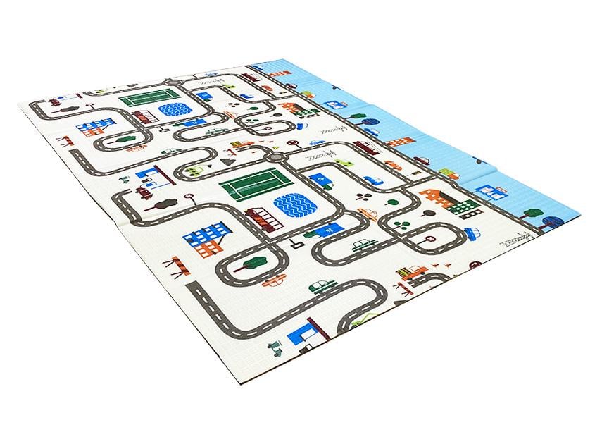 Развивающий коврик детский двухсторонний Город 11/Животные 30 с сумкой 200х150х1 см (1996940986) - фото 5 Развивающий коврик детский двухсторонний Город 11/Животные 30 с сумкой 200х150х1 см (1996940986) - фото 5