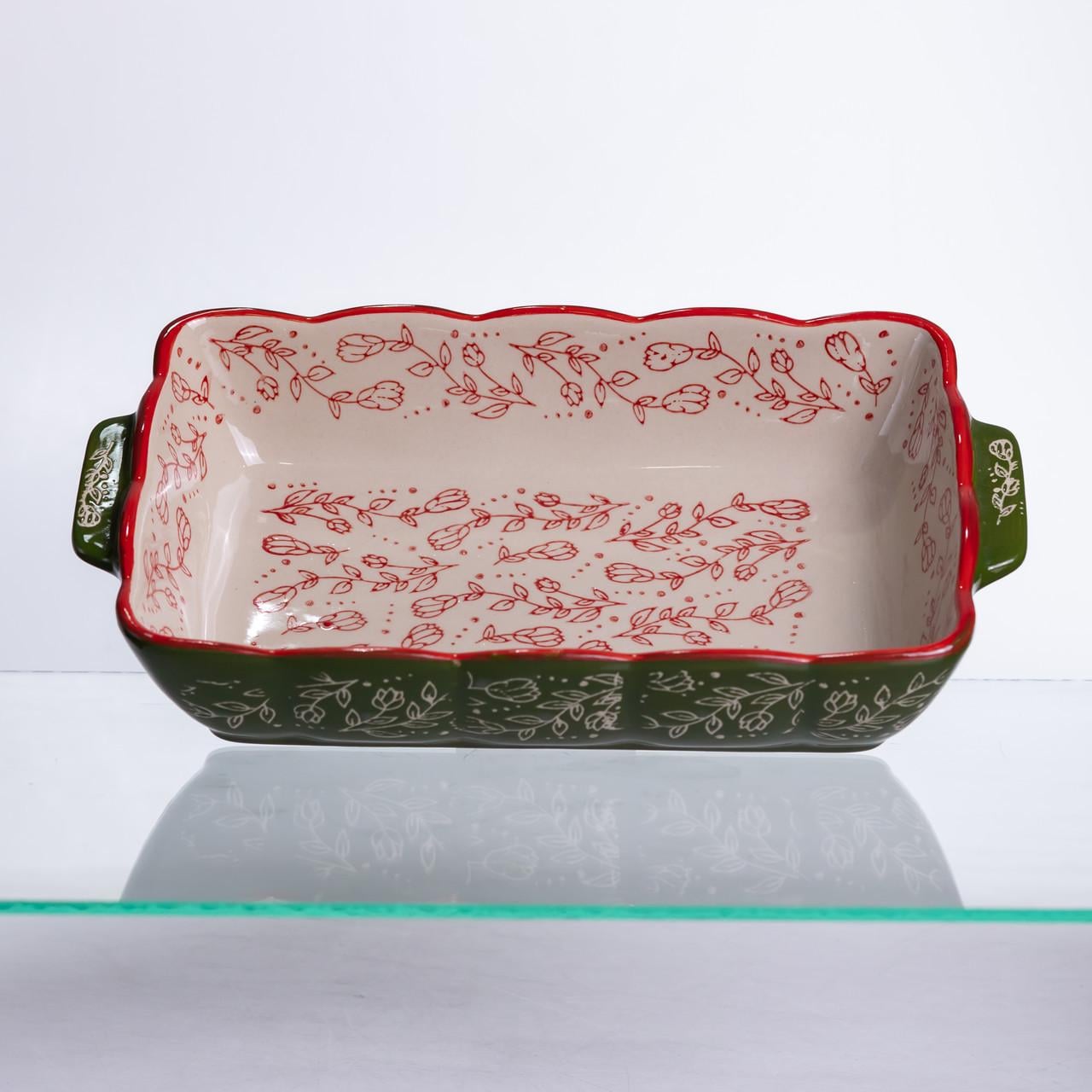 Форма для запікання Vintage HM05-10 28х17х5 см Зелений