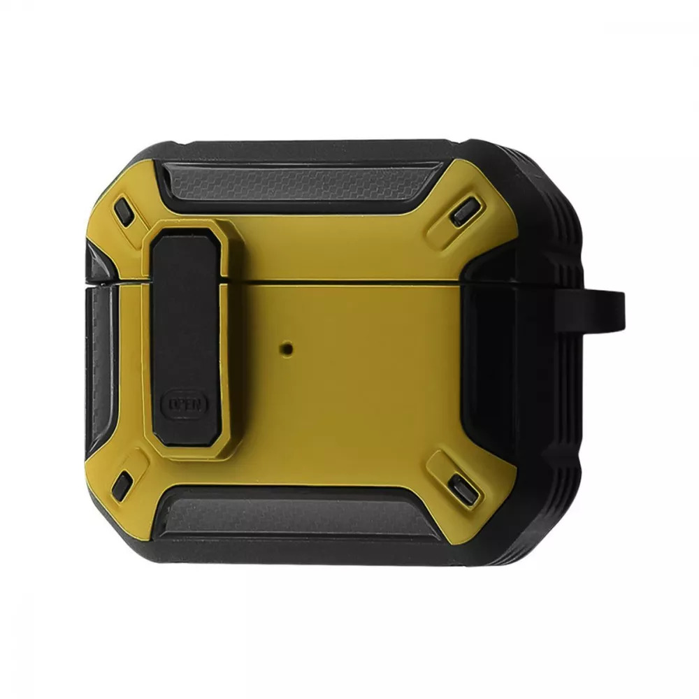 Чехол противоударный PRC Defender Case для наушников AirPods 4 Желтый/Черный (27918606)