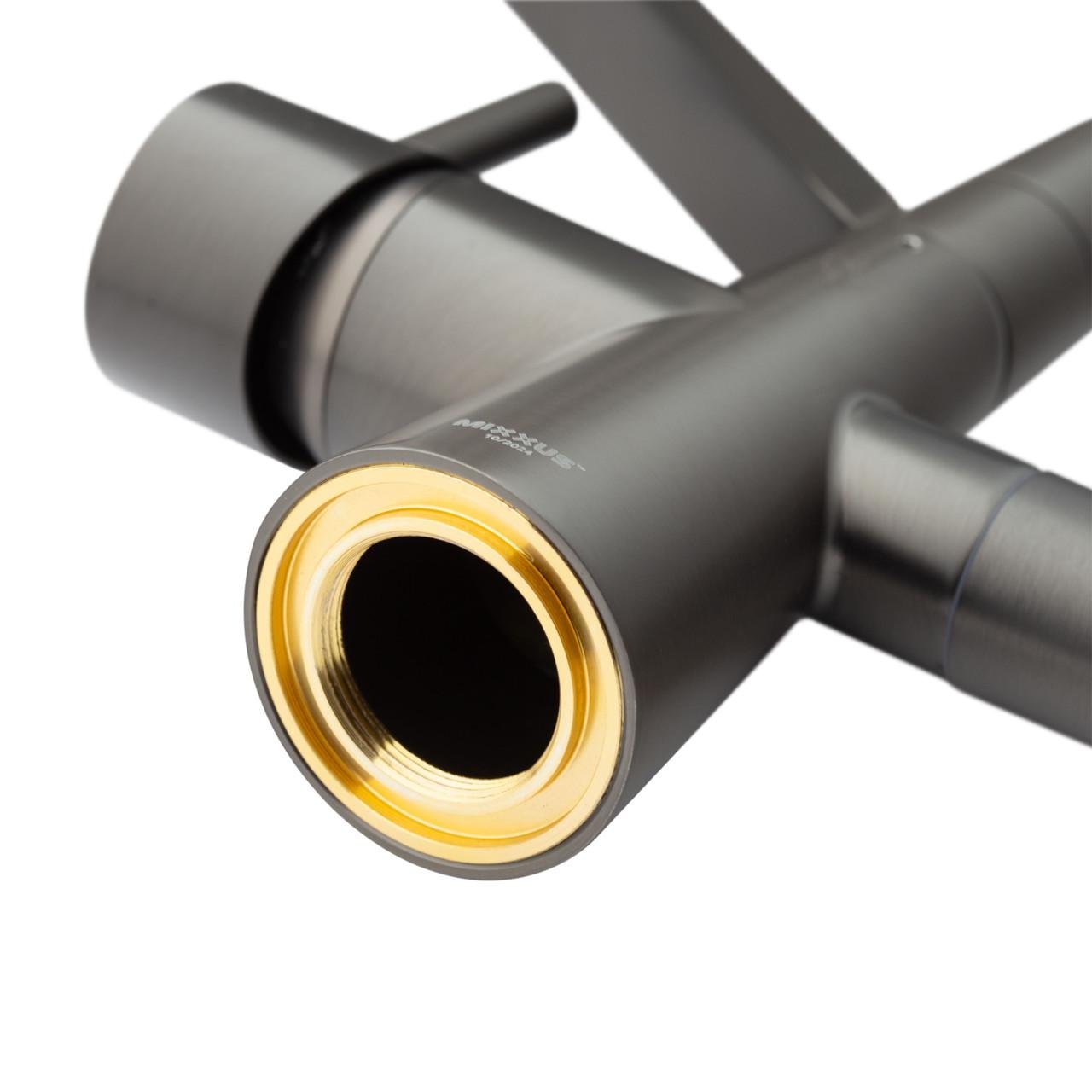 Змішувач для кухні MIXXUS Premium Magnet 021 REFL.BLACK Graphite (MI6975) - фото 4 Змішувач для кухні MIXXUS Premium Magnet 021 REFL.BLACK Graphite (MI6975) - фото 4