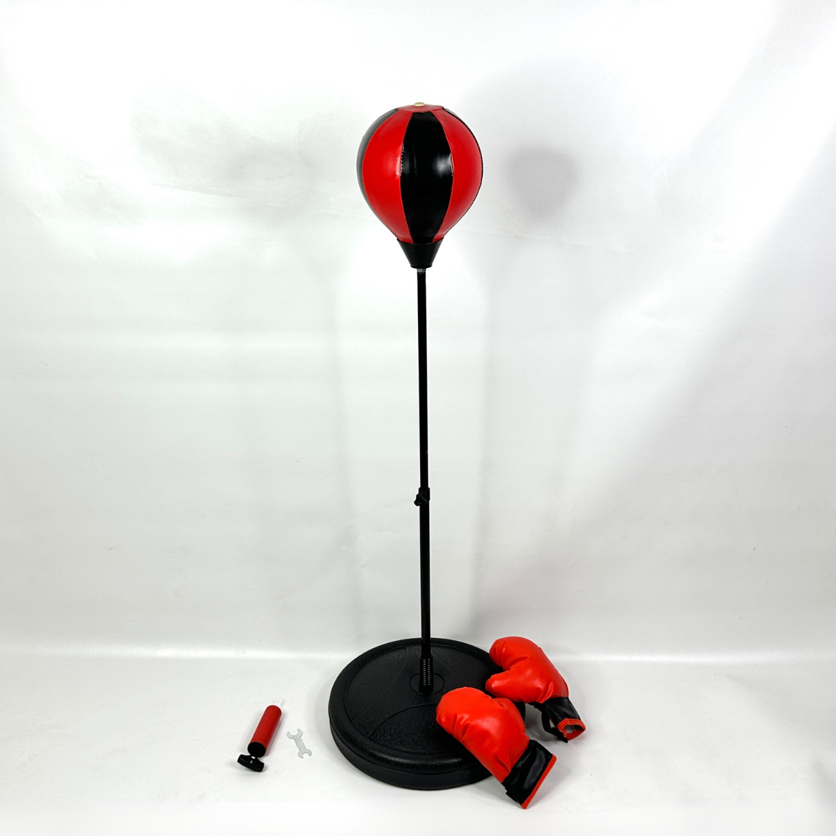 Боксерская груша детская Punching Ball Set на стойке с перчатками Красный/Черный (PBS-115) Боксерская груша детская Punching Ball Set на стойке с перчатками Красный/Черный (PBS-115)