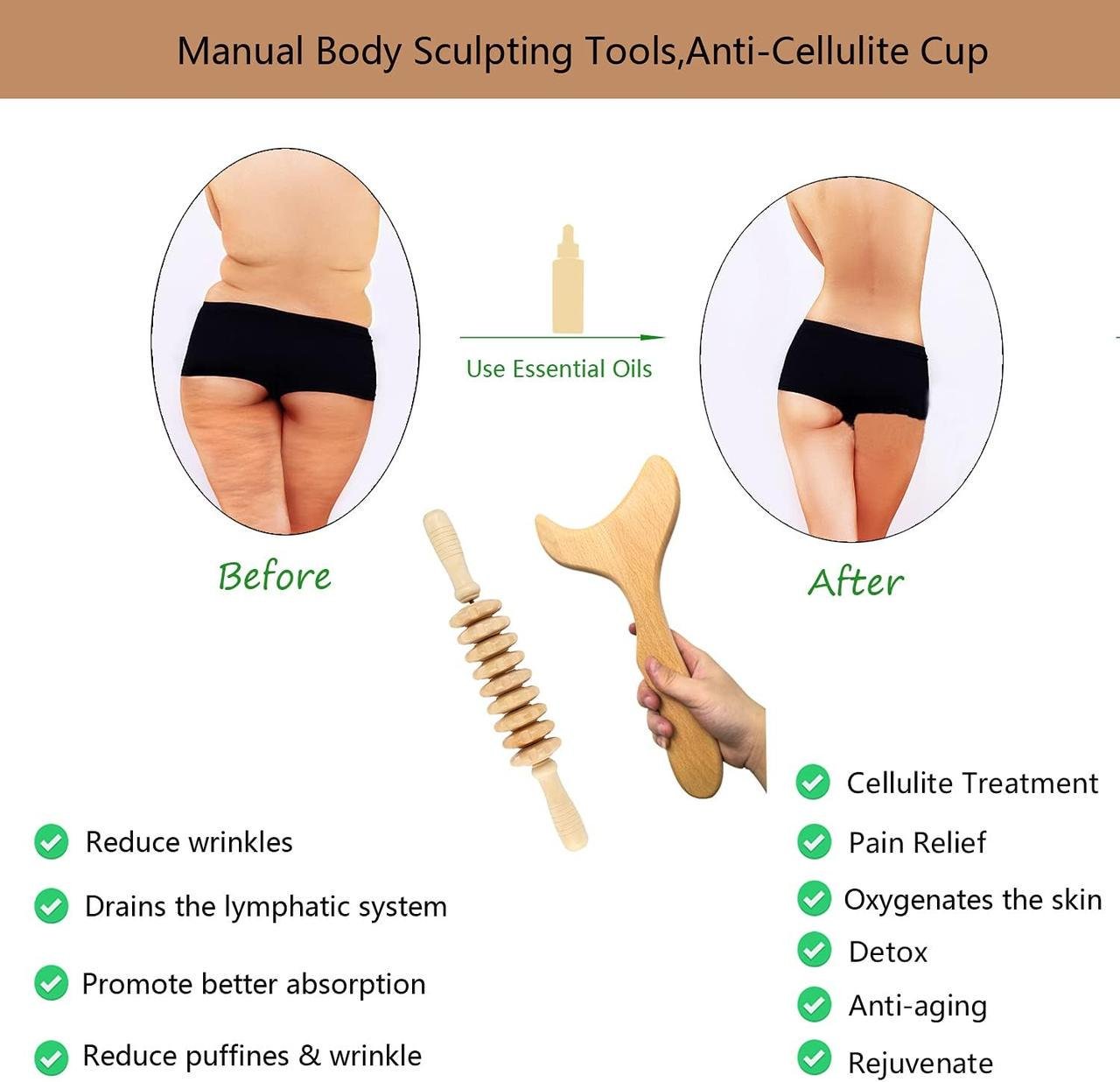 Масажери для мадеротерапії для скульптури тіла - фото 3 Масажери для мадеротерапії для скульптури тіла - фото 3