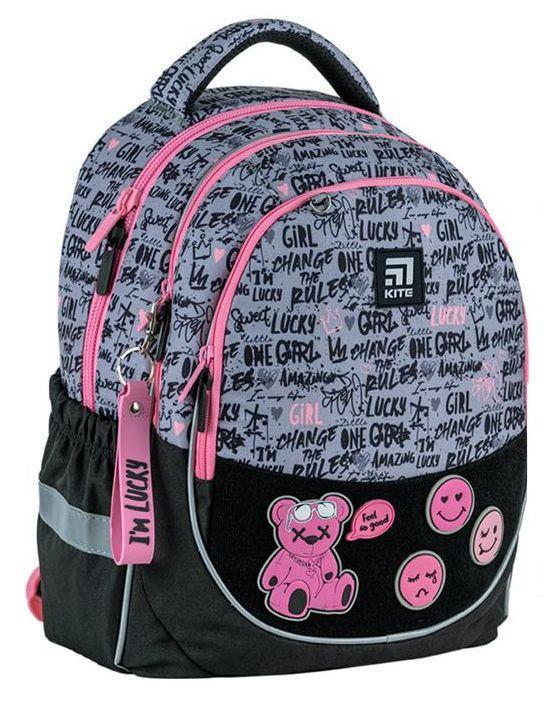 Рюкзак школьный для девочки младших классов KITE Education K24-700M-2 Lucky Girl (2296749518)