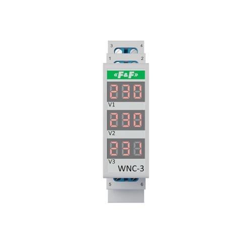 Индикатор WNC-3 80÷500 V AC трехфазный F&F (00000062607) Индикатор WNC-3 80÷500 V AC трехфазный F&F (00000062607)