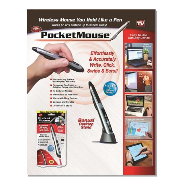 Мышь-ручка оптическая беспроводная Pocket Mouse (31a3d52f) - фото 1