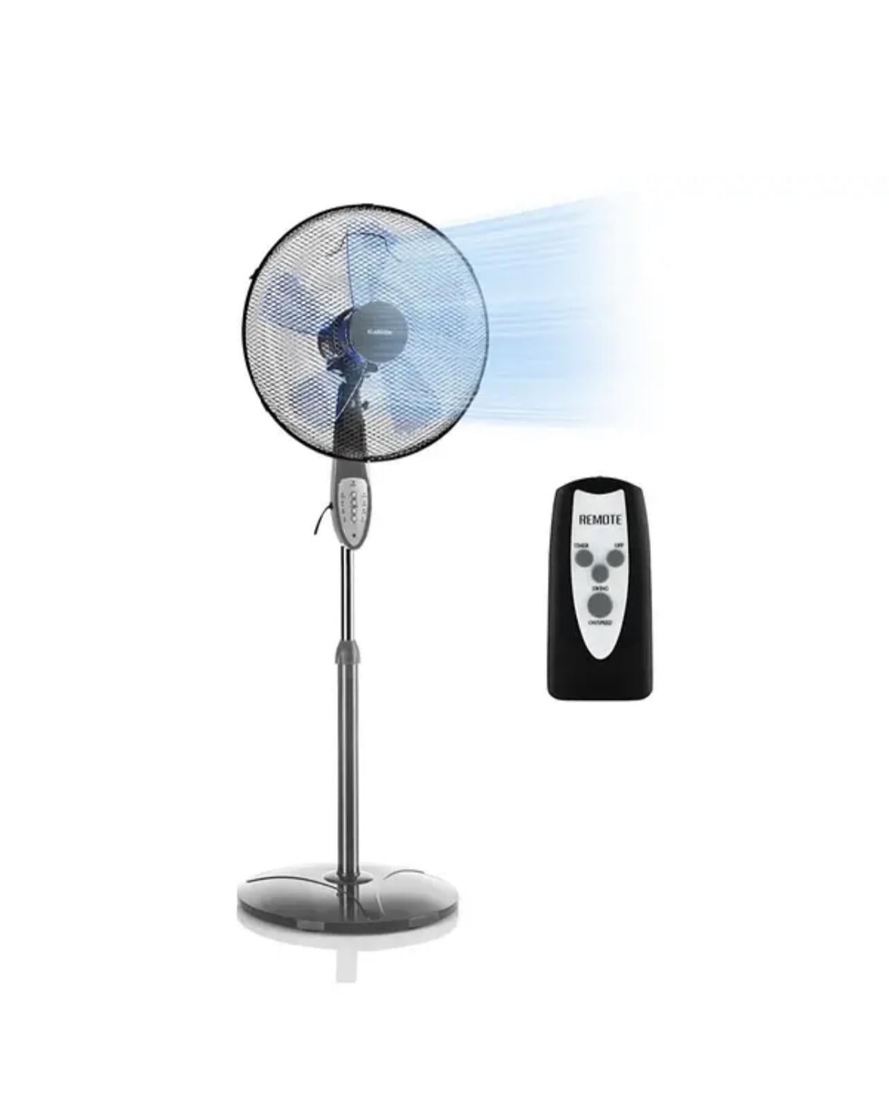 Вентилятор KLARSTEIN Summerjam 3 скорости/таймер колебаний/пульт d 41 см 50 Вт 4150 м3/ч (10031532)