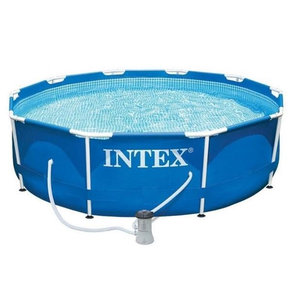 Каркасный бассейн Intex 28202 305х76 см с фильтр-насосом 4485 л Каркасный бассейн Intex 28202 305х76 см с фильтр-насосом 4485 л