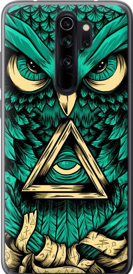 Чехол на Xiaomi Redmi Note 8 Pro Сова Арт-тату (3971u-1783-42517)