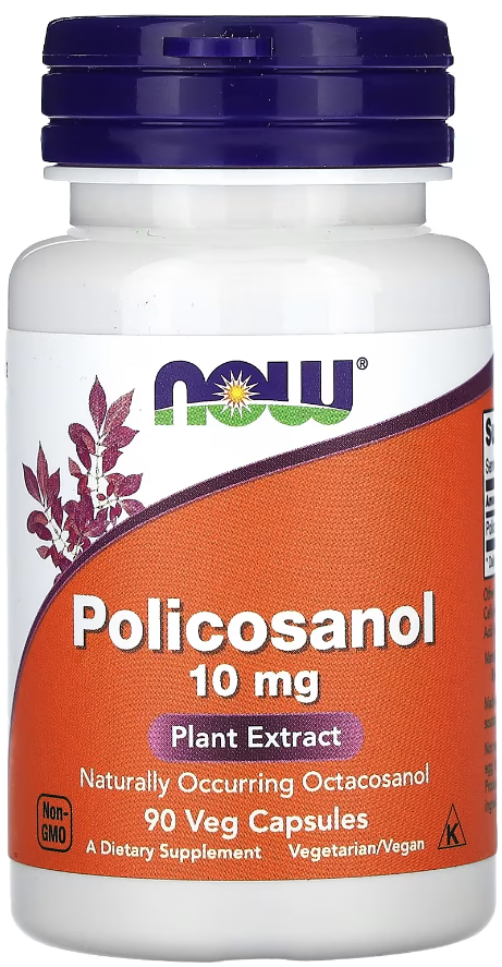 Добавка Now Foods Policosanol Поликозанол 10 мг 90 вегетарианских капсул Добавка Now Foods Policosanol Поликозанол 10 мг 90 вегетарианских капсул