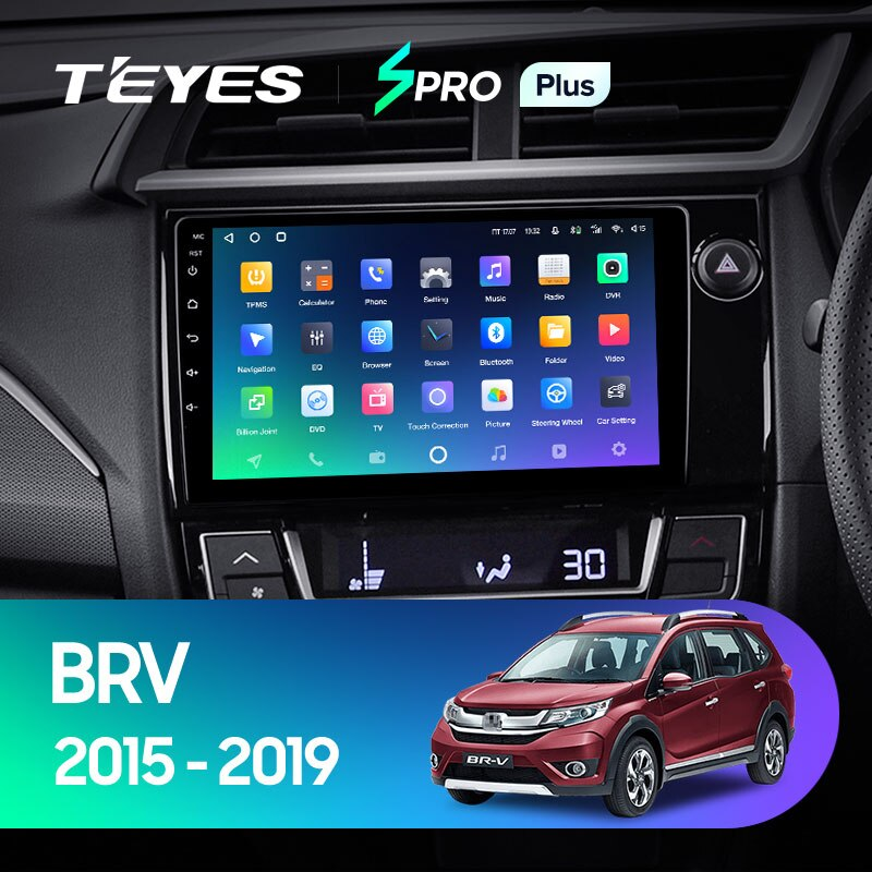 Автомагнитола штатная Teyes SPRO Plus для Honda BRV 2015-2019 Android SPRO PLUS 4+64G Wi-Fi/4G (1798174475) - фото 3