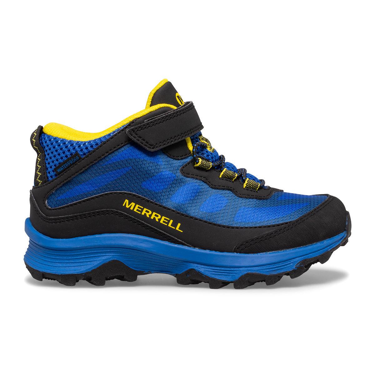 Черевики дитячі зимові MERRELL Moab Speed Mid AC Waterproof р. 35,5/24 см Black/Royal/Yellow (13885869) Черевики дитячі зимові MERRELL Moab Speed Mid AC Waterproof р. 35,5/24 см Black/Royal/Yellow (13885869)