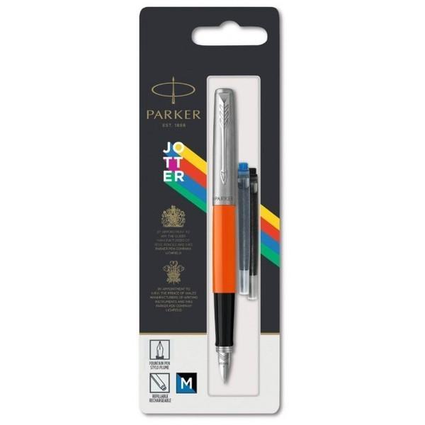 Ручка перьевая Parker Jotter 17 Plastic Orange (CT FP M 15 416)