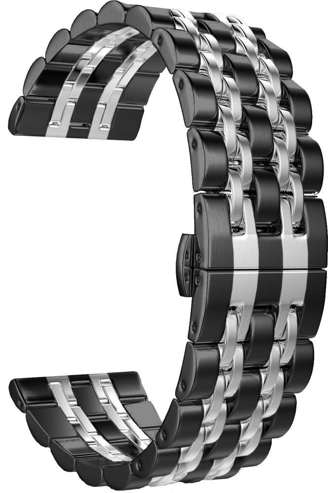 Браслет металлический Spinye Line для Amazfit GTS 2 mini Black Silver (29036-03) - фото 2 Браслет металлический Spinye Line для Amazfit GTS 2 mini Black Silver (29036-03) - фото 2