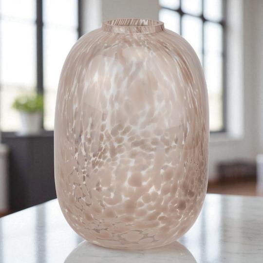 Ваза Modern Янтарное сияние 25 см Бежевый (9287-021) Ваза Modern Янтарное сияние 25 см Бежевый (9287-021)