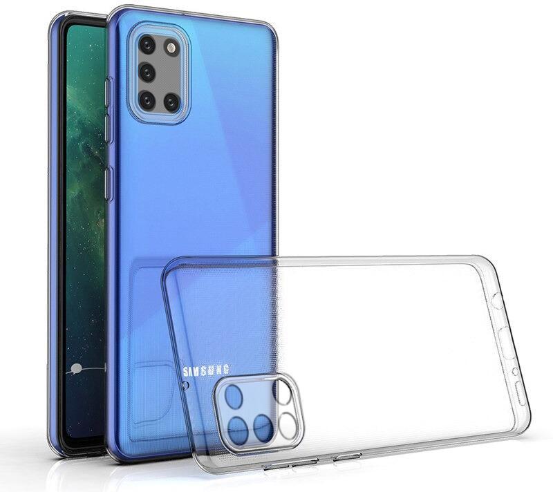 Прозрачный Чехол UltraTPU MultiCam для Samsung Galaxy A31 A315 (ультратонкий силиконовый) (26211)