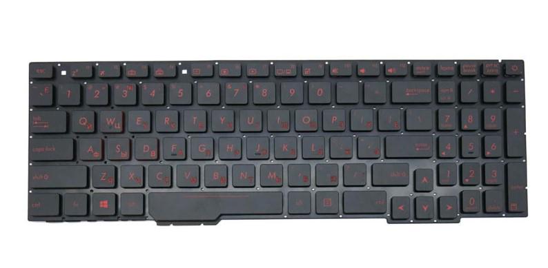 Клавиатура для ноутбука Asus RG53/RG53VE матовая (0KNB0-6671RU00)