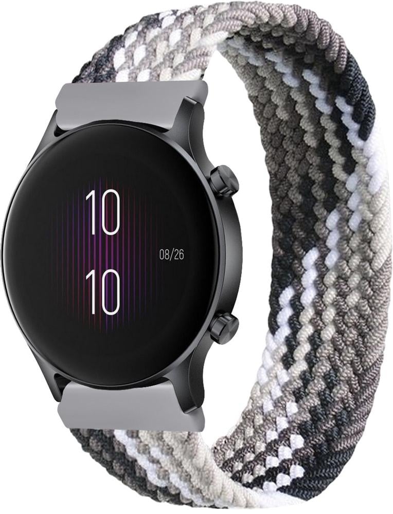 Ремінець Solo Loop Multi для Haylou LS04 (RS3) 135 мм Black Silver (33752-03)