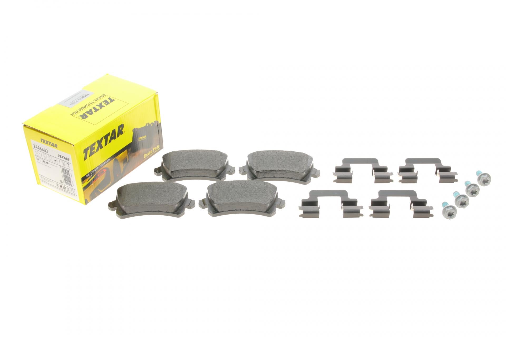 Колодки тормозные задние TEXTAR для VW Passat B6-B8 05-16/CC B6-B7 08-16 Lucas Q+ (2448302)