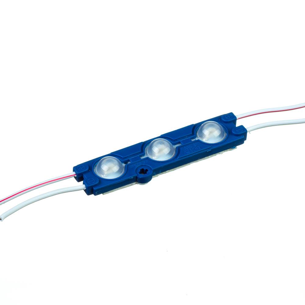 Модуль cветодиодный SMD5730 3led 12 V 1,5 W IP65 Синий